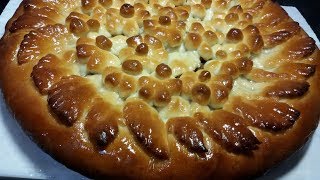 Постный пирог с яблочной начинкой. Очень вкусный!
