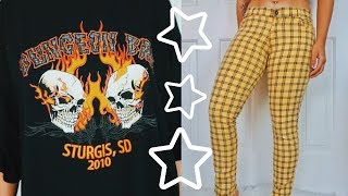 COME THRIFTING WITH ME TO GOODWILL OUTLETS  + THRIFT TRY ON HAUL