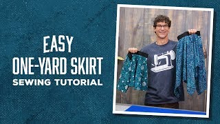Make an Easy One-Yard Skirt with Rob!