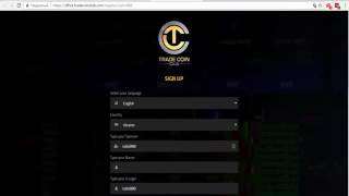 Регистрация в Trade Coin Club.