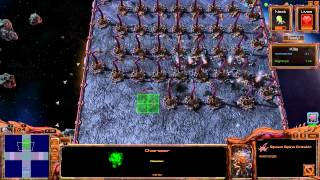 Starcraft 2 Heart Of The Swarm - SUNKEN DEFENSE Arcade Game Fun! - Zerg 1080 HD