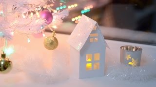 DIY Подсвечник-домик для свечки из FIX PRICE