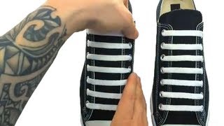 **How to Bar Lace CHUCK TAYLORS**