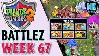 PvZ 2  - Battlez - Week 67 - No Premium - Level 1 Plants