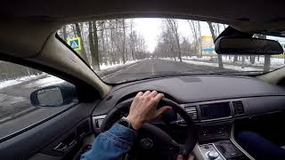 Безумные шашки на Ягуаре I Crazy race on car in Moscow