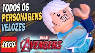 TODOS OS PERSONAGENS VELOZES - LEGO Marvel's Avengers (LEGO Marvel Vingadores)