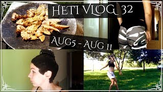 HETI VLOG #32 ➤ Vasárnapi Grillezés, Hajfestés feketére, Wish rendeléses naci, Sims és Regény ➤ 2019