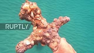 Israeli diver discovers 900-year-old crusader sword