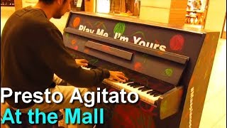 Most difficult piece on public piano: Beethoven Moonlight Sonata 3rd at the mall