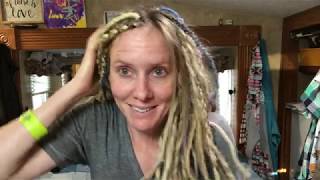 Dreaded Mama- How to install Synthetic Double Ended Dreads ~ This Life Unlimited