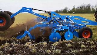 Презентация новинки Lemken 2019 года: дисковая борона RUBIN 10/700 с трактором Case Steiger 535