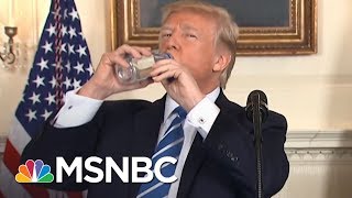 After Mocking Rubio, President Donald Trump Has A Water Bottle Moment | The 11th Hour | MSNBC