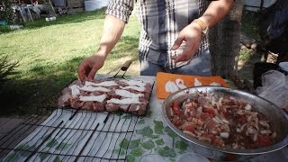 Сочный шашлык из говядины с курдючным жиром ♨