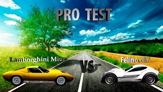 Asphalt 8 PRO Test (Lamborghini Miura vs Felino cB7).