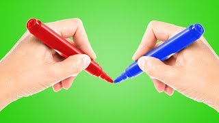 17 FUN MARKER HACKS