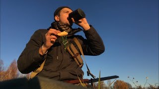 Ходовая охота на зайца. Налёт гусей. Новый ремень для ружья