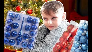 Подготовка к НОВОМУ ГОДУ: игрушки, шарики, хлопушки, мишура ...