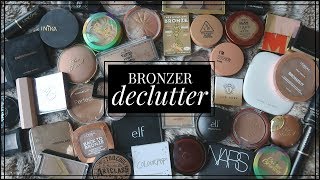Declutter My Bronzer Collection by 50% | What stays & what goes??