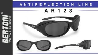 AR123 Antireflection sunglasses for Motorbike, ski and trakking by Bertoni