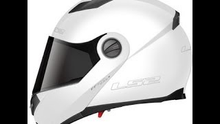 Helmet flip up - LS2 White Modular FF370 UK L52 Review