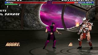 Mortal Kombat Project 4.1 (2018) Season 2.9 (V2) Rain (MK2) Full Playthrough