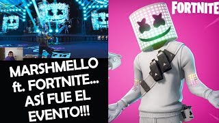 MARSHMELLO ft. FORTNITE | Así fue el EVENTO!!! | Alex MegaCraft