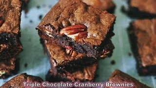 Triple Chocolate Brownies