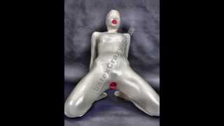 Latex Condom Catsuit