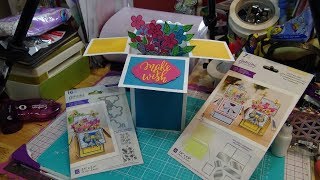 Crafter's Companion Pop Up Box Card Dies Review Tutorial!