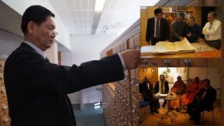 Thach Setha and delegation collecting Kampuchea Krom documents