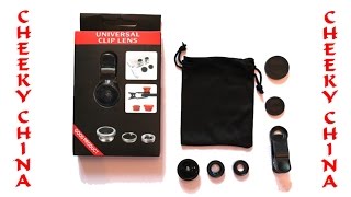 Линзы для телефона / Линзы для смартфона / линзы 3 в 1 из Китая / купить линзы для телефона