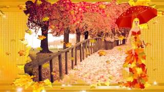 ФУТАЖ # ОСЕННИЙ ЛИСТОПАД о1БЕСПЛАТНО