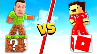 ЛАКИ БЛОК МАЙН vs ЛАКИ БЛОК РОБЛОКС ВЫБЕРИ ПРАВИЛЬНЫЙ ЛАКИ БЛОК ЧТОБЫ ВЫЖИТЬ В МАЙНКРАФТ Нуб и Про