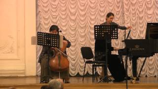 Фрагмент Гендель Largo для виолончели и фортепиано