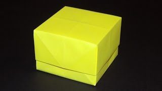 КАК СДЕЛАТЬ КОРОБОЧКУ ИЗ БУМАГИ СВОИМИ РУКАМИ  ОРИГАМИ КОРОБОЧКА Origami Box