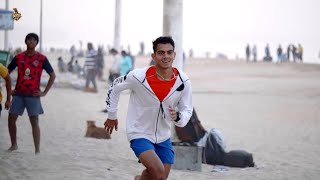 IPL 2020: Nagarkoti, Varun Chakravarthy, Nikhil Naik | Beach fitness | KKR Academy