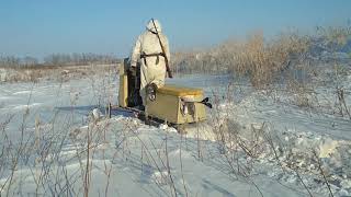 Самодельный снегоход по пухляку 2