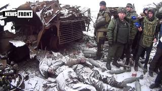 16.02.2015     18+ Связанные трупы карателей в донецком аэропорту