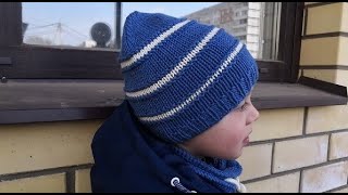 Шапка для мальчика и девочки. Подробный мастер класс. Видео урок.