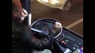 Лезгинка за рулём автобуса