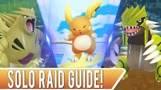 How to Solo Alolan Raichu in Pokemon GO! Alolan Raichu Raid Boss Guide & Best Counters