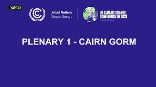 LIVE: Day 2 of 26th UN Climate Change Conference of the Parties (COP26) in Glasgow: