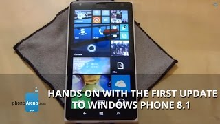 Hands on with the first update to Windows Phone 8.1