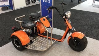 Новинка! Электроскутер Citycoco (Сити Коко) с люлькой. «Эко Колесо» на выставке в Южной Корее