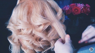 КРУПНЫЕ ЛОКОНЫ на утюжок ?  ПОЛНОЕ ВИДЕО ?  BIG SEXY CURLS ?  LOZNITSA