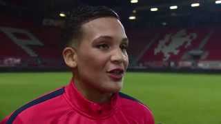 Shanice van de Sanden na afloop van FC Twente - FC Barcelona