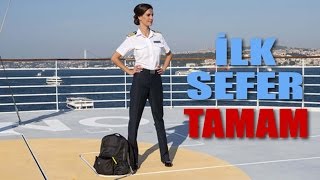 İlk kadın kaptan seferini tamamladı