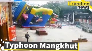 Typhoon Mangkhut Hits China's Southern Coast