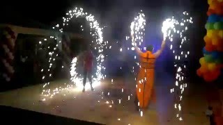 Фаер шоу в Москве - огненное шоу