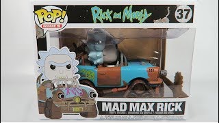 Funko Pop Vinyl Rick and Morty Mad Max Rick Unboxing